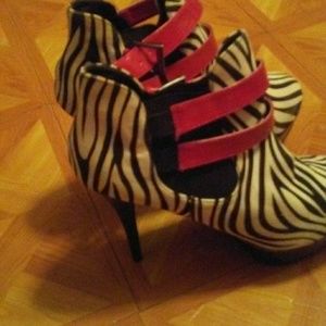 Zebra print shoes